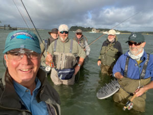 Group of saltwater flyfishing enthusiasts